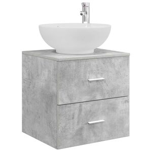 vidaXL Seinale paigaldatav kraanikaussi kapike Betoonhall
