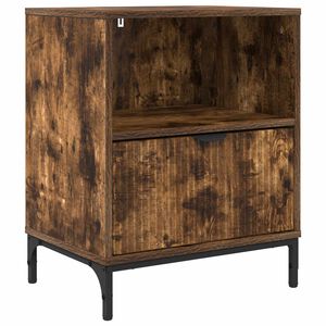 vidaXL &Ouml;&ouml;lambi kapp Suitsutatud tamm 49 x 36 x 61 cm Tehispuit