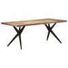 vidaXL s&ouml;&ouml;gilaud 200 x 90 x 76 cm, taastatud puit