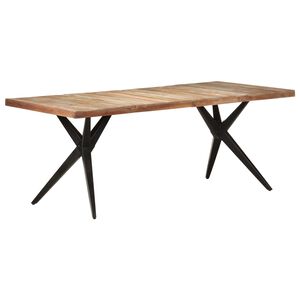 vidaXL s&ouml;&ouml;gilaud 200 x 90 x 76 cm, taastatud puit