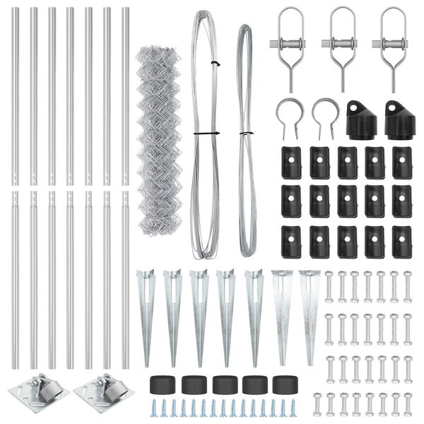 vidaXL Aiapost H&otilde;bedane 10 x 1,4 m (40 x 40 mm mesh) Teras