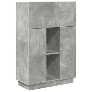 vidaXL Laud Betoonhall 71,5 x 31,5 x 106,5 cm Tehispuit