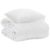 vidaXL Suvised teki padjaga 2 pcs Valge Mikrofiiber