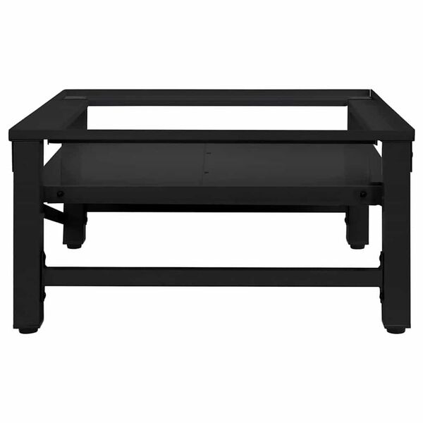 vidaXL Pesumasina pedestal Must 64 x 55 x 32.5 cm Teras