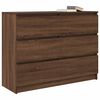 vidaXL puhvetkapp pruun tamm 100x35x76 cm Engineered Wood