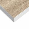 vidaXL seinariiulid, 4 tk, tamm ja valge, 40 x 23 x 3,8 cm MDF