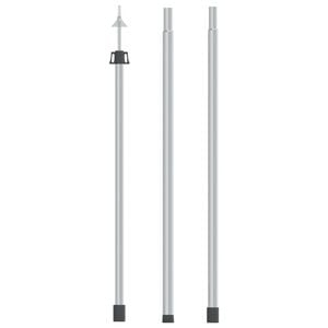 vidaXL teleskoopvai pikkusega 102&ndash;260 cm, alumiinium