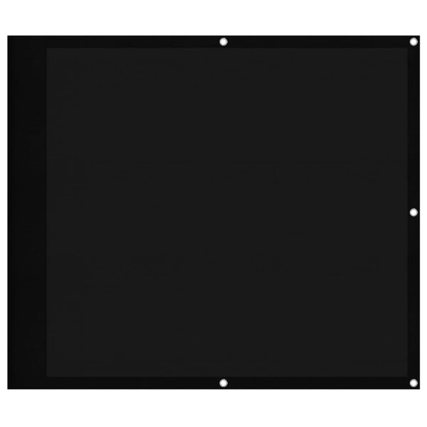 vidaXL r&otilde;dusirm, must, 90x800 cm, 100% pol&uuml;ester oxford