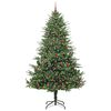 vidaXL Tehiselt eelvala jõulupuu koos pallikomplektiga Roheline 240 cm