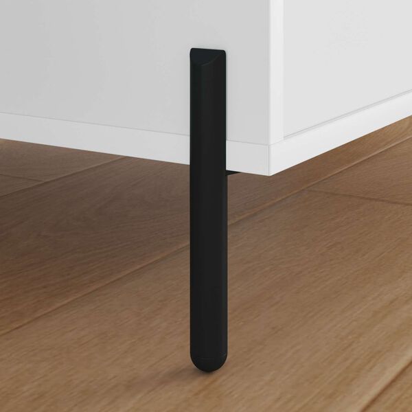 vidaXL M&ouml;&ouml;blijalad 12 pcs Must 66 x 36 x 160 mm Raud