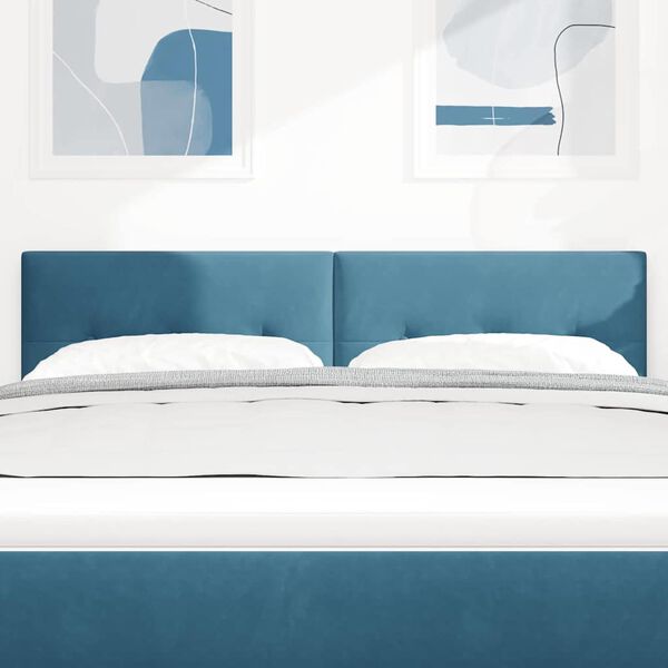 vidaXL LED peatoed LED -ribatuledega peaga Sinine 160 cm Pol&uuml;ester