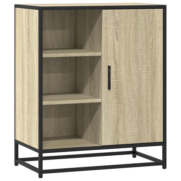 vidaXL puhvetkapp Sonoma tamm 62x35x76 cm Engineered Wood
