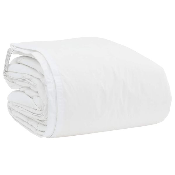 vidaXL Teki komplekt padjaga 3 pcs Valge Down Feather