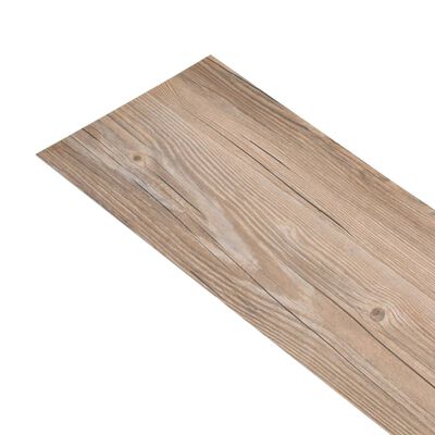 vidaXL mitte iseliimuvad PVC-põrandaplaadid 5,26 m², 2 mm, pruun tamm
