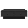 vidaXL kohvilaud, must, 90x90x28 cm tehispuit