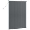vidaXL Venetsi Rulood Tumehall 175 x 130 cm Alumiinium