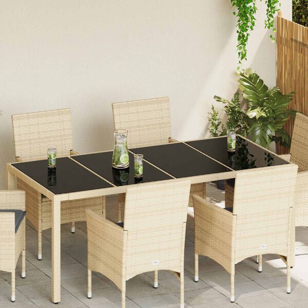 vidaXL Lauda peal 4 pcs Must Klaas