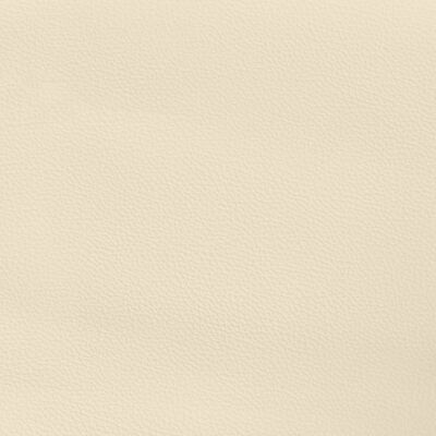 vidaXL vedrumadrats, kreemjas, 140x190x20 cm, kunstnahk