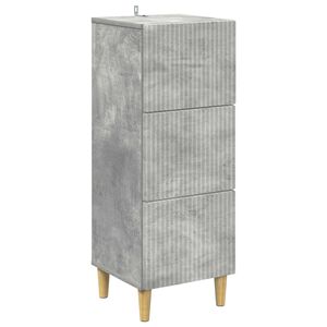 vidaXL Sahtlib&uuml;roo Betoonhall 33 x 34,5 x 90 cm Tehispuit