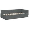 vidaXL Nurgavoodi raam Tumehall 100 x 203 cm kangas