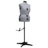 vidaXL reguleeritav kleidimannekeen, naine, hall, L, suurus 44-50