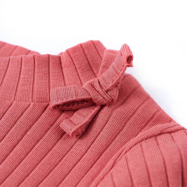 Pikkade varrukatega lastesärk, vanaroosa, 116