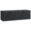 vidaXL Rippuv TV kapp Must 98 x 31 x 30 cm Tehispuit
