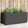 vidaXL aia taimekast, tumehall, 80 x 36 x 35 cm, PP