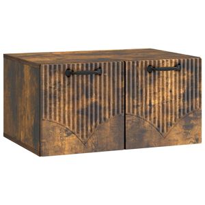 vidaXL Rippuv TV kapp Suitsutatud tamm 59,5 x 41 x 30 cm Tehispuit
