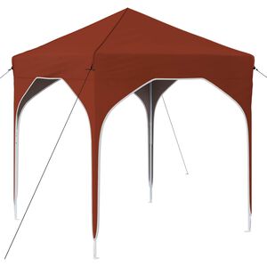 vidaXL &Uuml;hepuuline peotelk 194 x 194 x 245 cm Terrakota