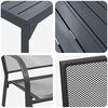 vidaXL Aia s&ouml;&ouml;gilaudade komplekt 7 pcs Antratsiit Pulberkattega teras