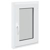 vidaXL Keldriakendus RISOR 50 x 75 cm PVC ja klaas Valge