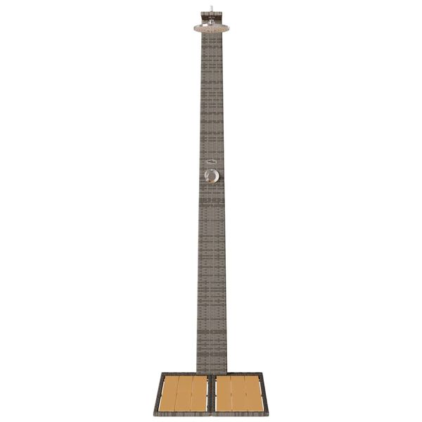 vidaXL Aia dušš Hall 60 x 80 x 214 cm Polürooster