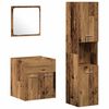 vidaXL Vannitoa m&ouml;&ouml;bleset 4 tk Vana puit 41 x 38,5 x 46 cm Tehispuit
