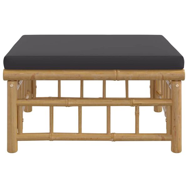 vidaXL aia jalapink tumehalli padjaga, bambus