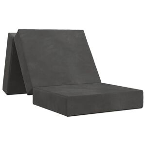 vidaXL Kokkupandav diivanvoodi 90 x 67 x 45 cm Tumehall