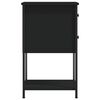 vidaXL öökapid 2 tk, must, 32 x 42 x 70 cm, tehispuit