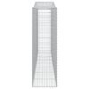 vidaXL kaarekujulised gabioonkorvid 7 tk, 400x50x160/180 cm, raud