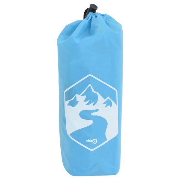 vidaXL vihmakeep kapuutsiga, kaks-ühes disain, sinine, 223 x 145 cm