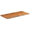 vidaXL lauaplaat 80x40x2,5 cm ristk&uuml;lik akaatsia naturaalne serv