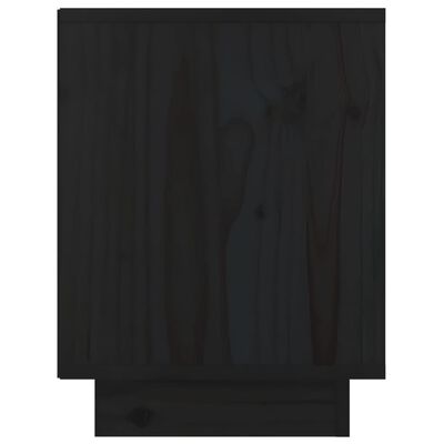 vidaXL öökapp, must, 40x30x40 cm, männipuit