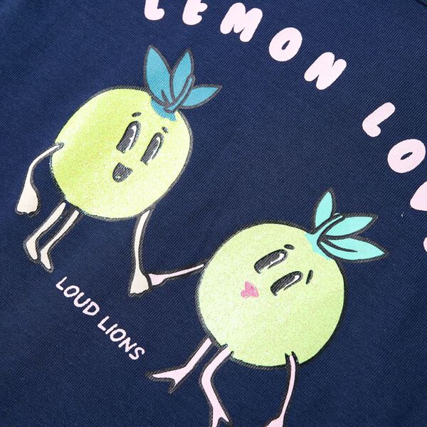 Laste T-särk, tumesinine, 140