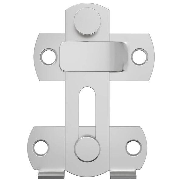 vidaXL Ukselukk 12 pcs H&otilde;bedane 70 x 8 mm Teras