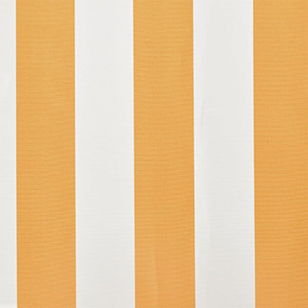 vidaXL varikatus päevalillekollane/valge 6 x 3 m (ilma raamita)