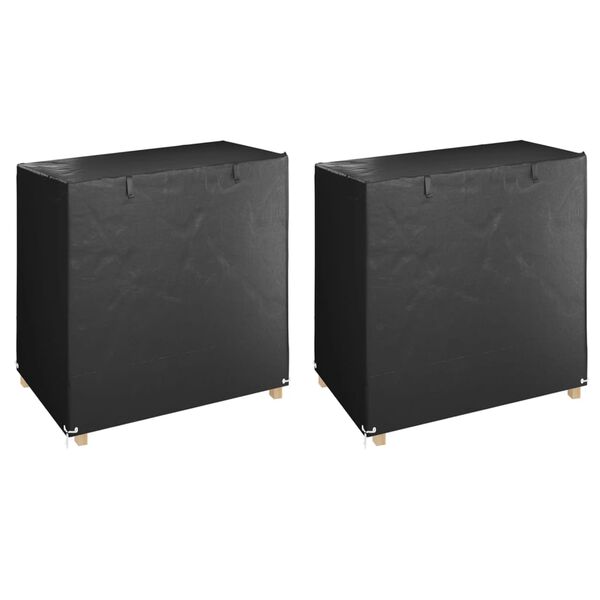 vidaXL aiakiige katted 2 tk, 8 aasaga, 125x90x135/165 cm, pol&uuml;et&uuml;leen