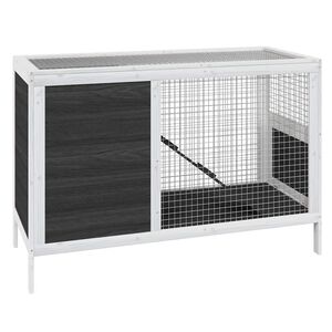 vidaXL k&uuml;&uuml;likupuur, hall, 103 x 44 x 69,5 cm, m&auml;nnipuit