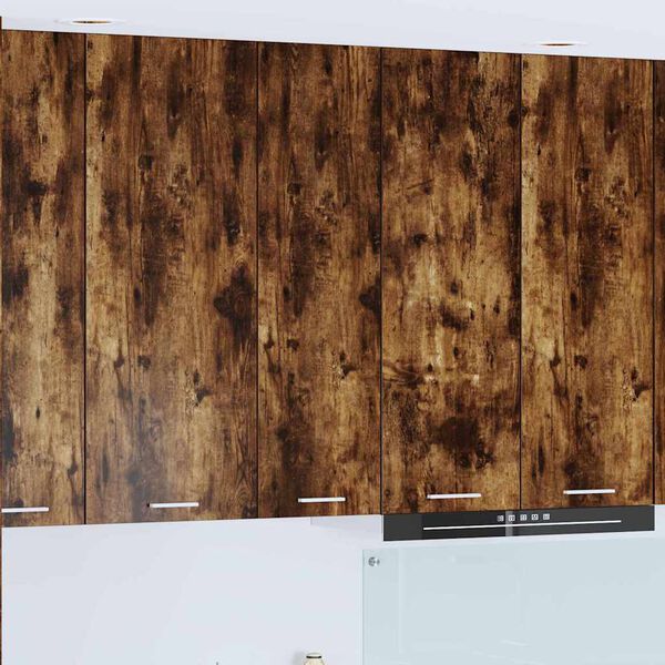 vidaXL Seinakapp uksega Suitsetatud tamm 30 x 31 x 100 cm Tehispuit