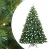 vidaXL Tehisj&otilde;ulupuu koos 300 LED-iga Roheline 210 cm PE ja PVC