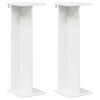 vidaXL Taimede alus 2 pcs Valge 25 x 25,5 x 80,5 cm T&ouml;&ouml;deldud puit
