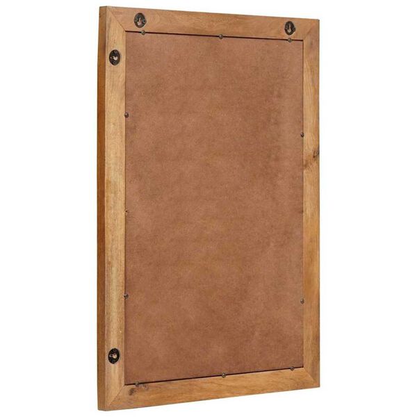 vidaXL Vannitoa peegel peegliga Helepruun 70 x 50 x 2,5 cm